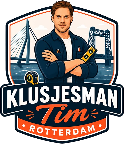 Badge-logo van Klusjesman Tim Rotterdam